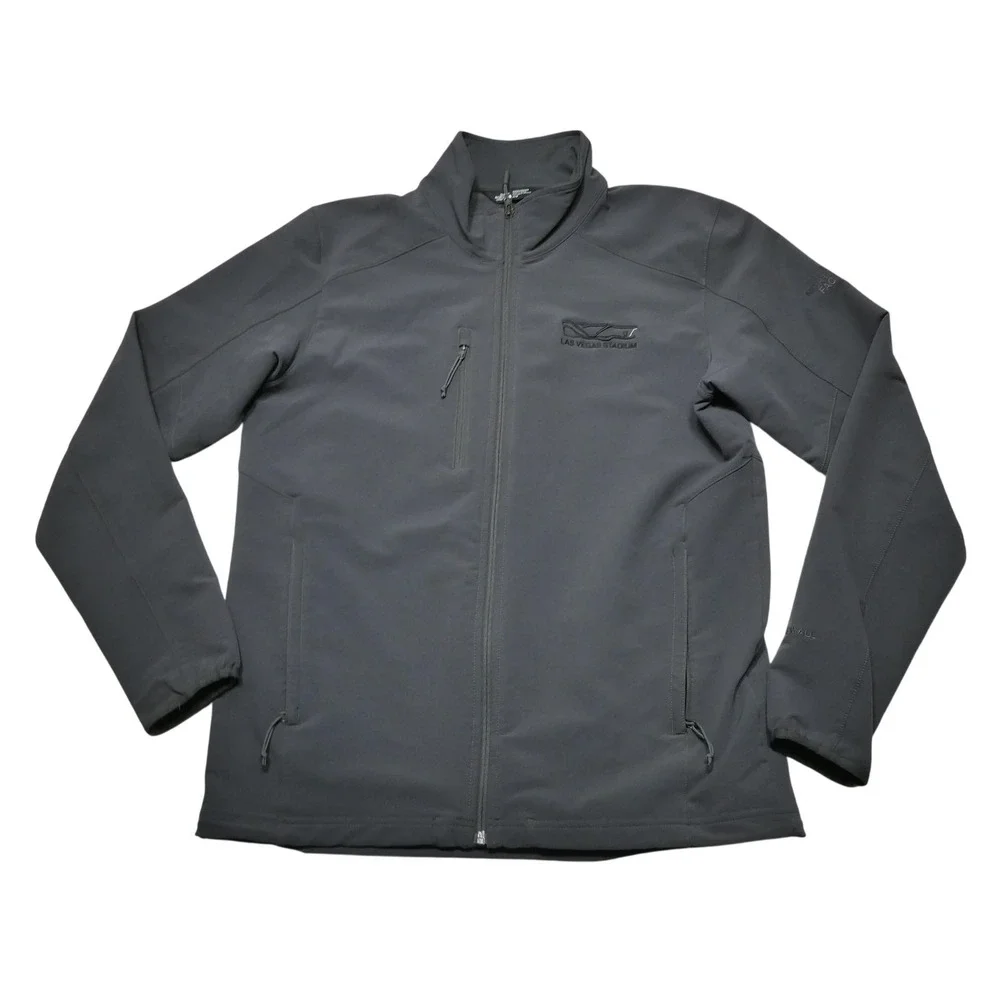 The North Face Jacket Mens Medium Gray WindWall Softshell Las Vegas Stadium